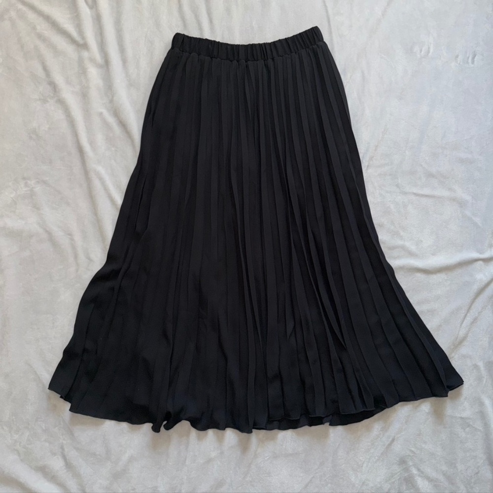 Tall! Long Tall Sally Pleated Midi Skirt